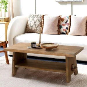 Mid-Century Modern Firwood Coffee Table