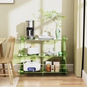 Modern 3-Tier Acrylic Bookshelf