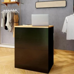 Modern 2-Drawer Retail Checkout Counter